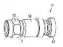 Fig. 01 - ELECTRICAL CONNECTOR WITH INTEGRATED GROUNDING MEMBER AND GRIPPING SLEEVE