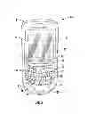 Fig. 03 - Mobile wireless communications device with reduced interfering energy from the display and related methods