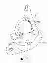Fig. 13 - Chain guard with unitary bracket extension