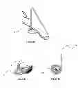 Fig. 12 - Fixating means between a mesh and mesh deployment means especially useful for hernia repair surgeries and methods thereof