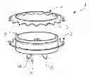 Fig. 01 - Sutureless anchoring device for cardiac valve prostheses