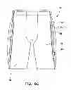 Fig. 12 - Garment with adjustable lacing arrangement