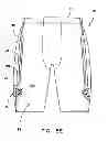 Fig. 13 - Garment with adjustable lacing arrangement