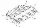 Fig. 01 - Multi-pin nonwoven seaming element