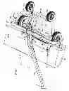 Fig. 02 - Pull-type crop harvesting machine transport system including a swath protection shield