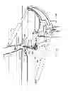 Fig. 14 - Pull-type crop harvesting machine transport system including a swath protection shield