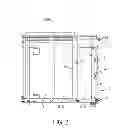 Fig. 03 - Cutting machine media feeder system with fixed in-feed and out-feed trays