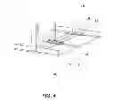Fig. 05 - Rotating grill platform with blade tilting mechanism utilizing heat energy generated by the grill source of heat