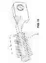 Fig. 12 - Hair implement with rotational bearing