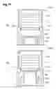 Fig. 12 - Pallet wiping device, pallet cleaning device, and pallet work line