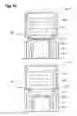 Fig. 13 - Pallet wiping device, pallet cleaning device, and pallet work line