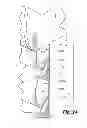 Fig. 03 - Covering for architectural opening including cell structures biased to open