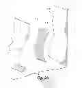 Fig. 05 - Covering for architectural opening including cell structures biased to open
