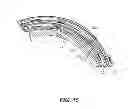 Fig. 17 - Covering for architectural opening including cell structures biased to open