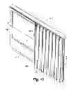 Fig. 19 - Covering for architectural opening including cell structures biased to open