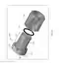 Fig. 05 - Rolling cutter with close loop retaining ring