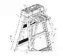 Fig. 01 - Method and Stepladder with a Tray