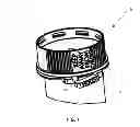 Fig. 08 - One piece reversible closure and container system