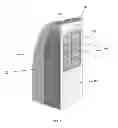 Fig. 02 - Storage solutions using aircraft lavatories