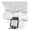 Fig. 01 - Adjustable hands-free mounting apparatus for tablet PCs with expanded description of its miniature subcombinations