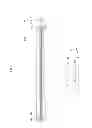 Fig. 10 - Substrate, light-emitting device, and lighting apparatus having a largest gap between two lines at light-emitting element mounting position