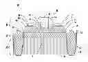 Fig. 01 - Electronic device including shallow trench isolation (STI) regions with bottom nitride liner and upper oxide liner and related methods