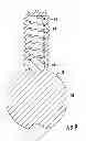 Fig. 10 - Removable dropouts for bicycle frame