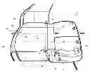 Fig. 01 - Vehicle equipped with a luggage compartment having a height-adjustable loading floor