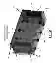 Fig. 11 - Mechanical design of deformation compensated flexural pivots structured for linear nanopositioning stages