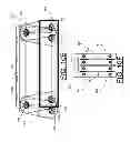 Fig. 15 - Mechanical design of deformation compensated flexural pivots structured for linear nanopositioning stages