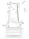 Fig. 01 - Gas turbine engine airfoil internal cooling features