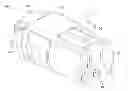 Fig. 01 - Electrical receptacle having locking elements and a divider