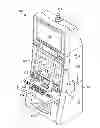 Fig. 01 - Input device with membrane to impede entrance of foreign contaminates into an electronic gaming machine