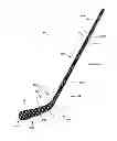 Fig. 01 - Blade for a hockey stick