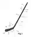 Fig. 02 - Blade for a hockey stick