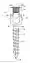 Fig. 01 - Pedicle screw fixation system and method for use of same