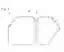 Fig. 07 - Door weather strip having upper extrusion molded part, molded part, and lower extrusion molded part