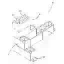Fig. 01 - Stacking masonry block system with transition block and utility groove running therethrough