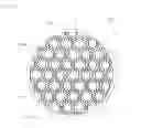 Fig. 11 - Plugged honeycomb structure