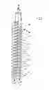 Fig. 07 - Moistener column door compression structure for cotton harvester row unit