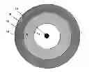Fig. 01 - Pressed, multilayered silica soot preforms for the manufacture of single sinter step, complex refractive index profile optical fiber