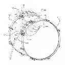 Fig. 01 - Pliable one-piece self-adjusting dual-mount drumstick holder