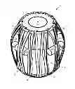 Fig. 01 - Tabla drum head tensioning system and method