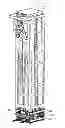 Fig. 01 - Vessel of the type comprising at least one shaft for receiving at least one missile-launching container