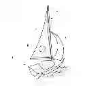 Fig. 01 - Reinforcing textile thread for an inflatable sail, and rigging sail comprising such reinforcing textile threads