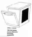 Fig. 01 - Dishwasher with storage compartment