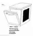 Fig. 03 - Dishwasher with storage compartment