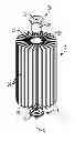 Fig. 01 - Passive cooling system for switchgear with star-shaped condenser