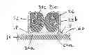 Fig. 01 - Surface mount connector for electrically isolating two insulated conductors