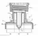 Fig. 01 - Tube head with insert forming a barrier